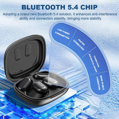 🔥2024 Hot Sale⏰EAZER True Wireless Open Ear Earbuds Bluetooth 5.4