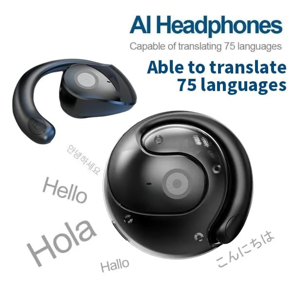 🏆LAST DAY SALE 70% OFF⏰AI Translation T26 Pro Wireless Bluetooth Earbuds