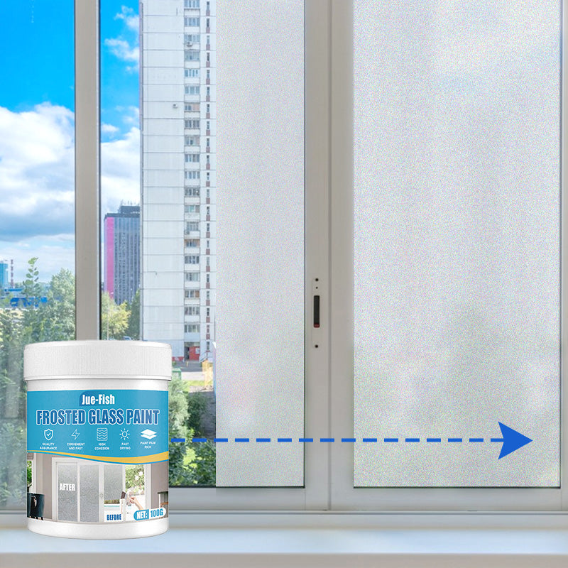 🔥Waterproof Frosted Glass Paint for Door & Window with Brush