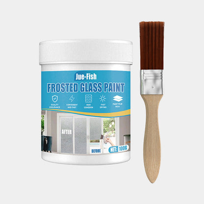 🔥Waterproof Frosted Glass Paint for Door & Window with Brush