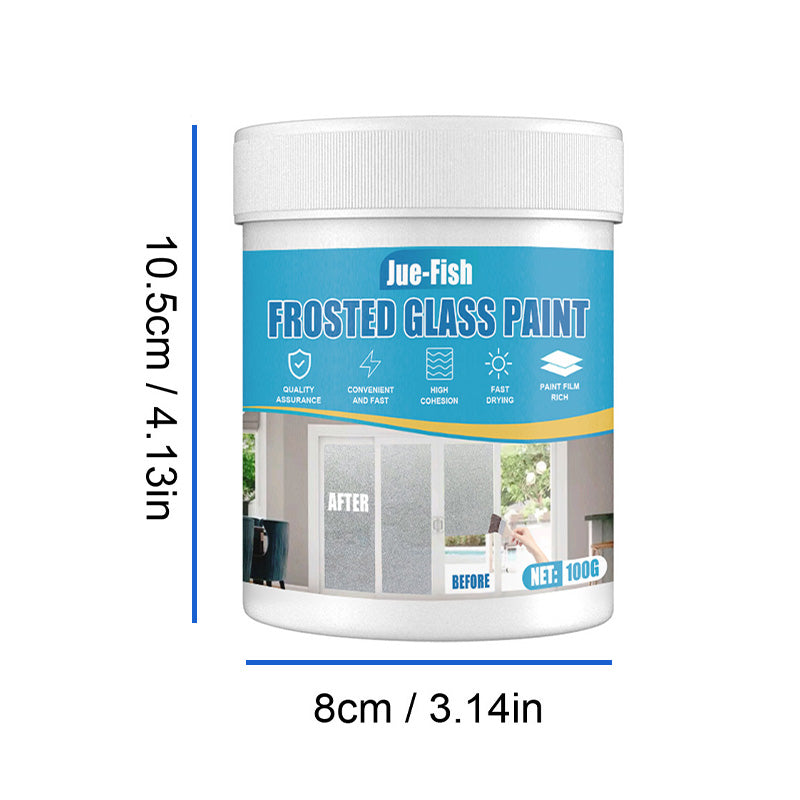 🔥Waterproof Frosted Glass Paint for Door & Window with Brush